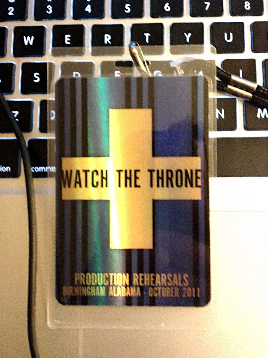 MIX Touring at Watch The Throne Rehearsals